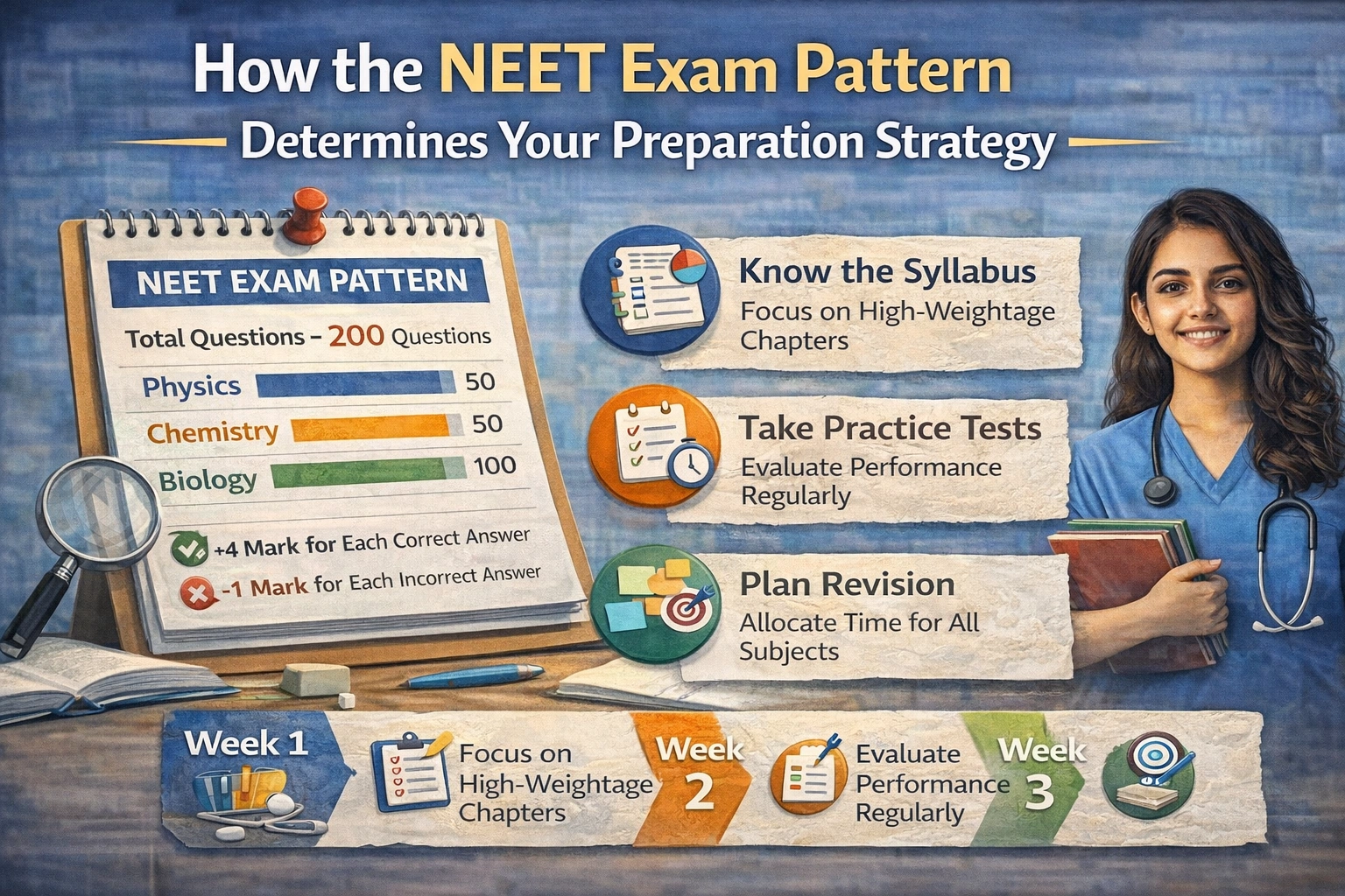 How the NEET Exam Pattern Determines Your Preparation Strategy